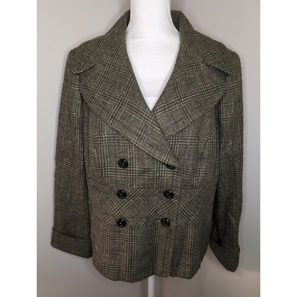 Escada Heritage Traditional Plaid Power Suit Blazer & Pants - Picture 2 of 9